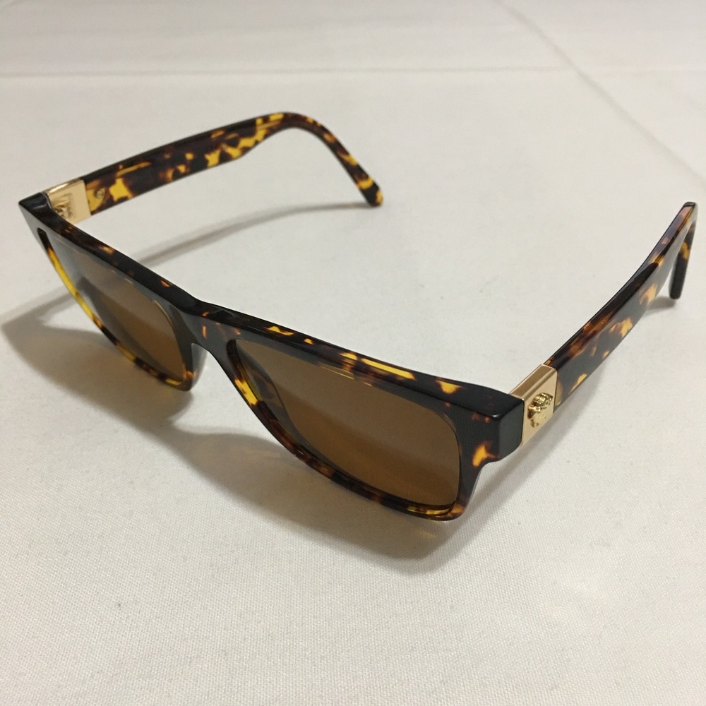 Versace VE3380 5514 Sunglasses Men's Havana Tortoise Full Rim Square Shape